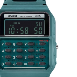 Reloj digital Casio homenaje a la calculadora Mini, en verde, CA-53WB-3BEF.