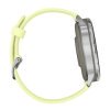 Reloj Garmin Venu® 4 45 mm, plateado y correa amarilla 010-03014-02.
