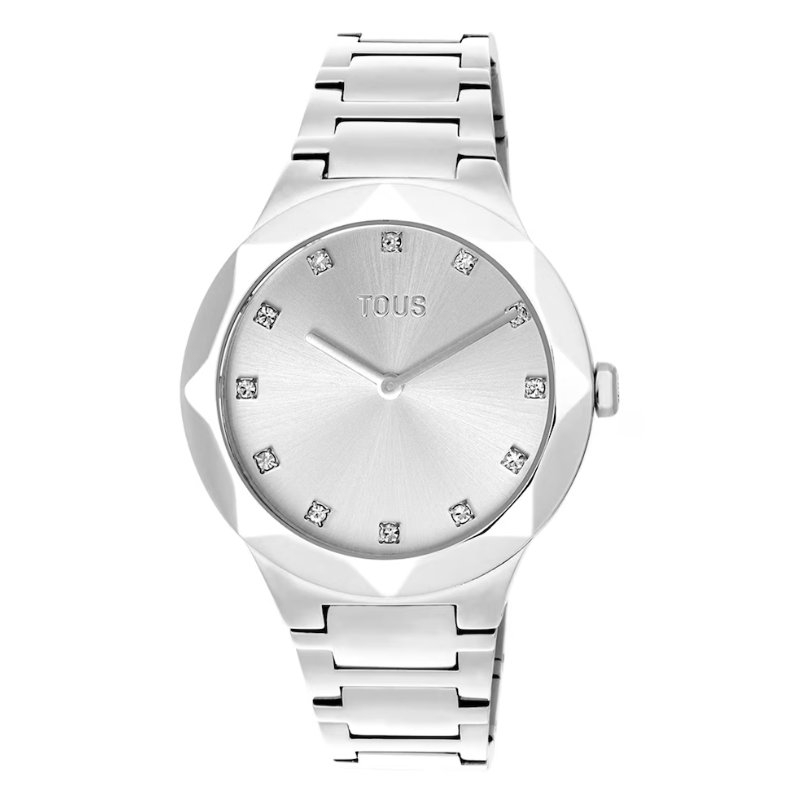 Reloj Tous mujer Karat Round con circonitas en la esfera, 200351052.