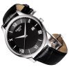 Reloj Tissot "Tradition" de hombre en negro, 3 agujas con correa piel T0636101605800