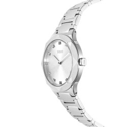 Reloj Tous mujer Karat Round con circonitas en la esfera, 200351052.