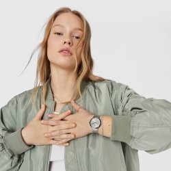 Reloj Tous mujer Karat Round con circonitas en la esfera, 200351052.
