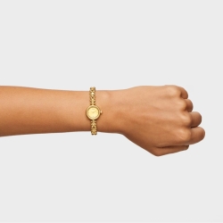 Reloj Tous Bold Bear Round dorado con brazalete de osos, 3000143200.