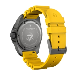 Reloj Victorinox Dive Pro cuarzo, en negro con correa amarilla, V241992.