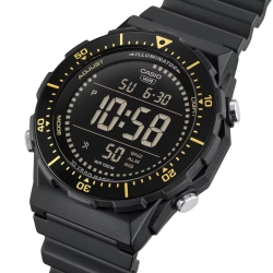 Reloj Casio Iluminator digital negro y detalles amarillos, AE-1700H-1BVEF.