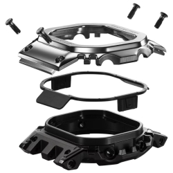 Perfil lateral del G-Shock GMW-BZ5000D-1 en acero inoxidable