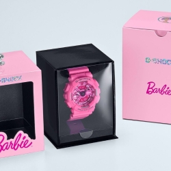 Reloj G-Shock x Barbie™ edición limitada en resina rosa, GMA-S110BE-4AER.