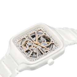 Reloj Rado True Square Automatic Open Heart blanco, R27073722.