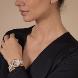Reloj Rado Centrix Automatic Diamonds Open Heart blanco, R30029932.