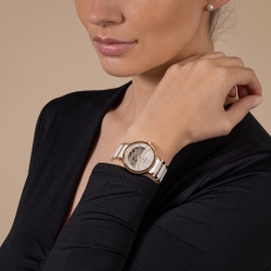 Reloj Rado Centrix Automatic Diamonds Open Heart blanco, R30029932.