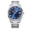 Reloj Orient Stretto automático en acero y esfera azul, RA-AC0R2L30B.