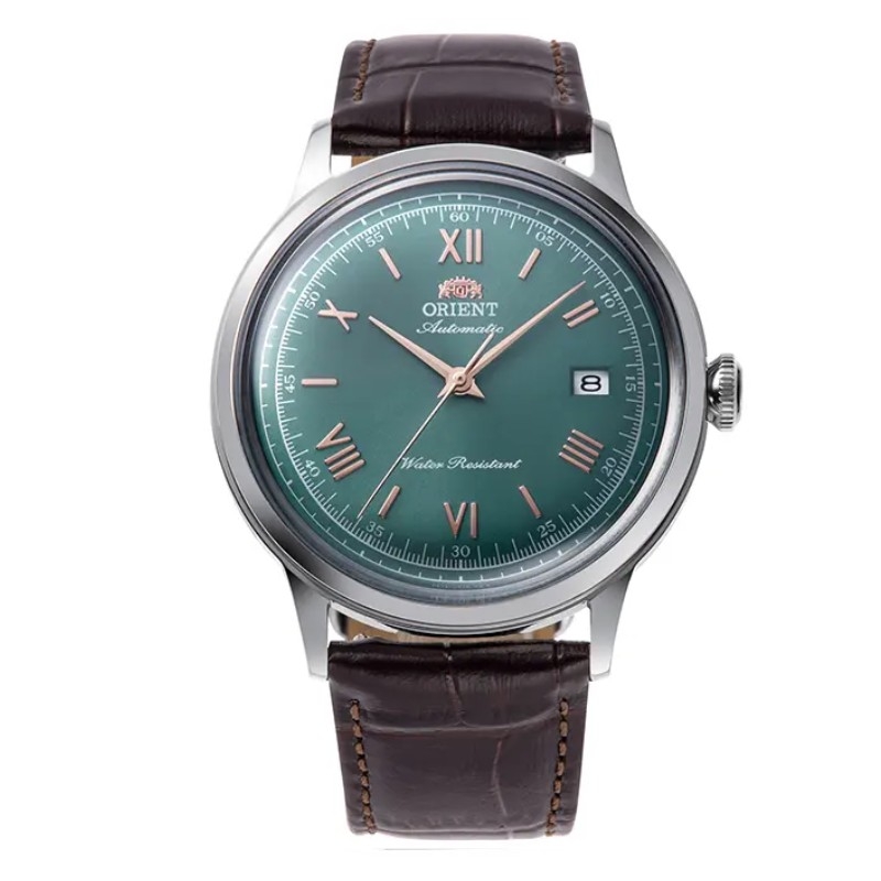 Reloj Orient Bambino automático con esfera verde, RA-AC0023E30B.