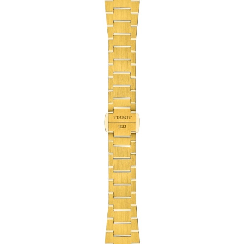 Reloj Tissot PRX 25 mm en acero dorado amarillo, T1370103302100.