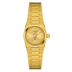Reloj Tissot PRX 25 mm en acero dorado amarillo, T1370103302100.