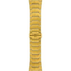 Reloj Tissot PRX Powermatic 80 dorado de 40 mm, T1374073302100.