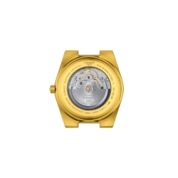 Reloj Tissot PRX Powermatic 80 dorado de 40 mm, T1374073302100.