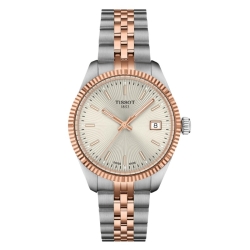 Reloj Tissot Ballade de 34 mm caja, bicolor rosé, T1562102203101.