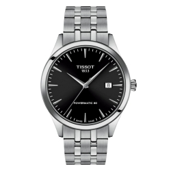 Reloj Tissot Classic Dream Powermatic 80 esfera negra, T1584071105100.