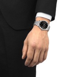 Reloj Tissot Classic Dream Powermatic 80 esfera negra, T1584071105100.