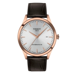 Reloj Tissot Classic Dream Powermatic 80 correa piel, T1584073603100.