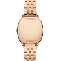 Reloj Raymond Weil Toccata Heritage rosé y diamantes, 5280-P5S-64001.