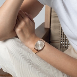 Reloj Raymond Weil Toccata Heritage rosé y diamantes, 5280-P5S-64001.