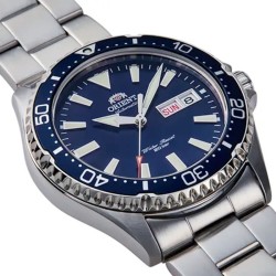 Reloj Orient Mako II automático acero y esfera azul, RA-AA0002L39B.