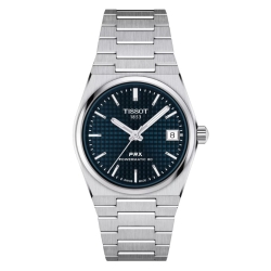 Reloj Tissot PRX Powermatic 80 esfera azul y 35 mm, T1372071104100.