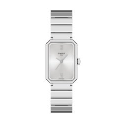 Reloj Tissot SRV en acero y caja rectangular, T1601101103300.