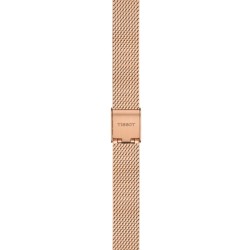 Reloj Tissot SRV de mujer rosado con malla milanesa, T1601103303300.