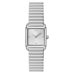 Reloj Tous 1950 de mujer con caja cuadrada y brazalete, 3000150000.