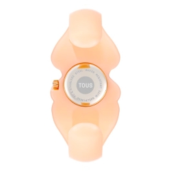 Reloj joya Tous Bear Folks dorado y brazalete rosa talla M, 3000147300.