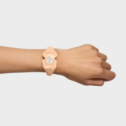 Reloj joya Tous Bear Folks dorado y brazalete rosa talla M, 3000147300.