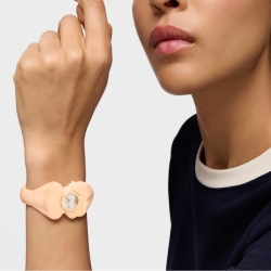 Reloj joya Tous Bear Folks dorado y brazalete rosa talla M, 3000147300.