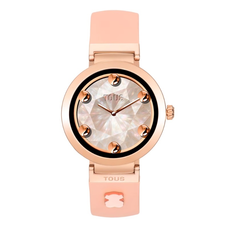 reloj inteligente reloj tous correa rosa