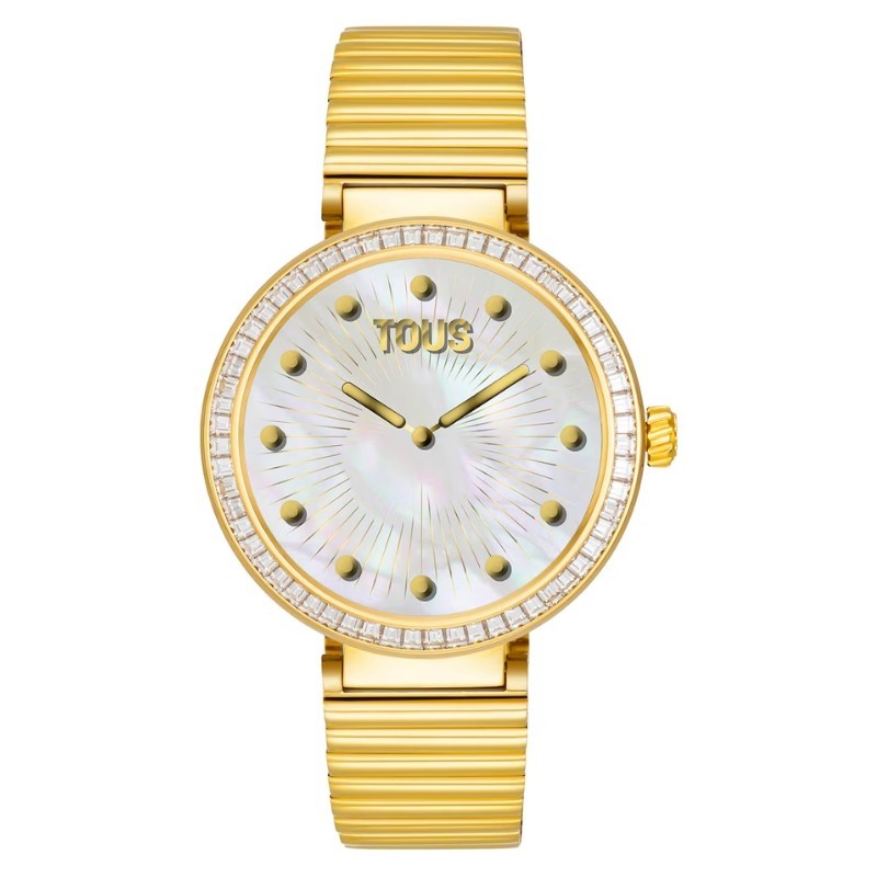 Reloj inteligente Tous S-Connect dorado con circonitas, 3000149600.