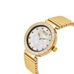 Reloj inteligente Tous S-Connect dorado con circonitas, 3000149600.