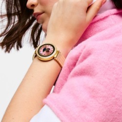 Reloj inteligente Tous S-Connect dorado con circonitas, 3000149600.