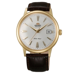 Reloj Orient Bambino automático dorado y correa piel, TAC00003W0.