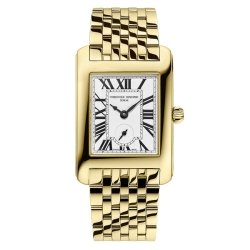 Reloj Frederique Constant Classics Carree  acero dorado, FC-235S2C5B.