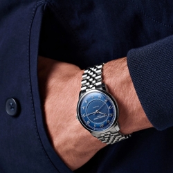 Reloj Frederique Constant Première Automatic esfera azul FC-301BL3B6B.