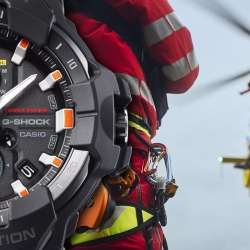 Reloj G-Shock Master of G Gravitymaster con naranja, GR-B300EC-1AER.