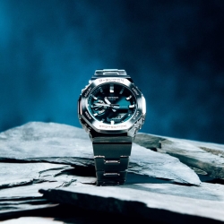 Reloj G-Shock en acero hombre y esfera verde, GM-2110D-3A1ER.