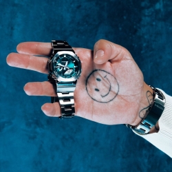 Reloj G-Shock en acero hombre y esfera verde, GM-2110D-3A1ER.