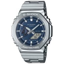 Reloj G-Shock en acero de hombre y esfera azul marino, GM-2110D-2BER.