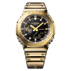 Reloj G-Shock Fine Metallic Series en dorado, GM-2100YMG-9AER.