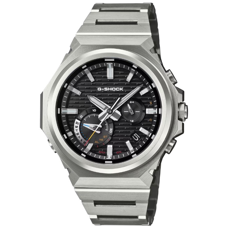 Reloj G-Shock Solar Bluetooth® acero y esfera negra, GST-B1000D-1AER.