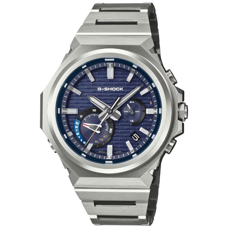 Reloj G-Shock Solar Bluetooth® acero y esfera azul, GST-B1000D-2AER.