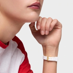 Reloj Tous Epic Icon KDT Charms dorado y correa blanca, 3000148900.