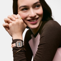 Reloj Tous digital XPRESurSLF bicolor rosé y correa silicona, 3000150900.